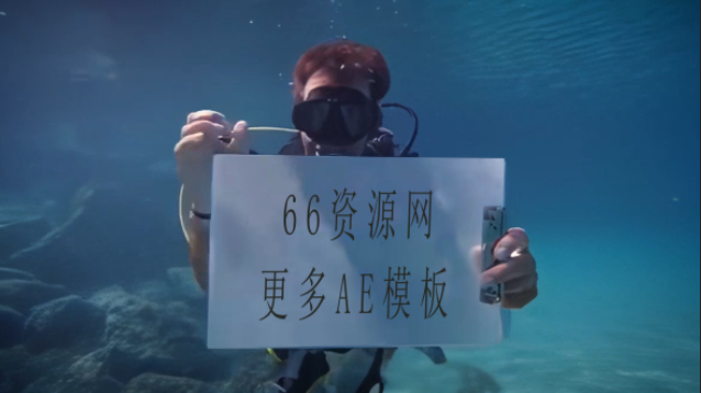 高清版男子海底表白 
